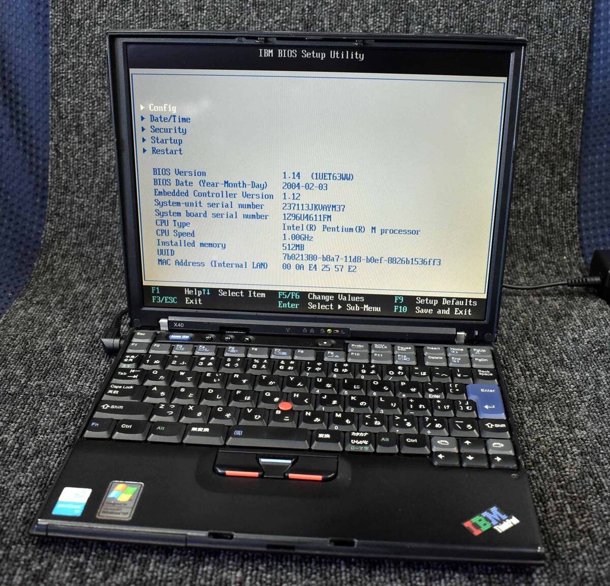 Yahoo!オークション -「ibm thinkpad x40」(IBM) (ノートブック