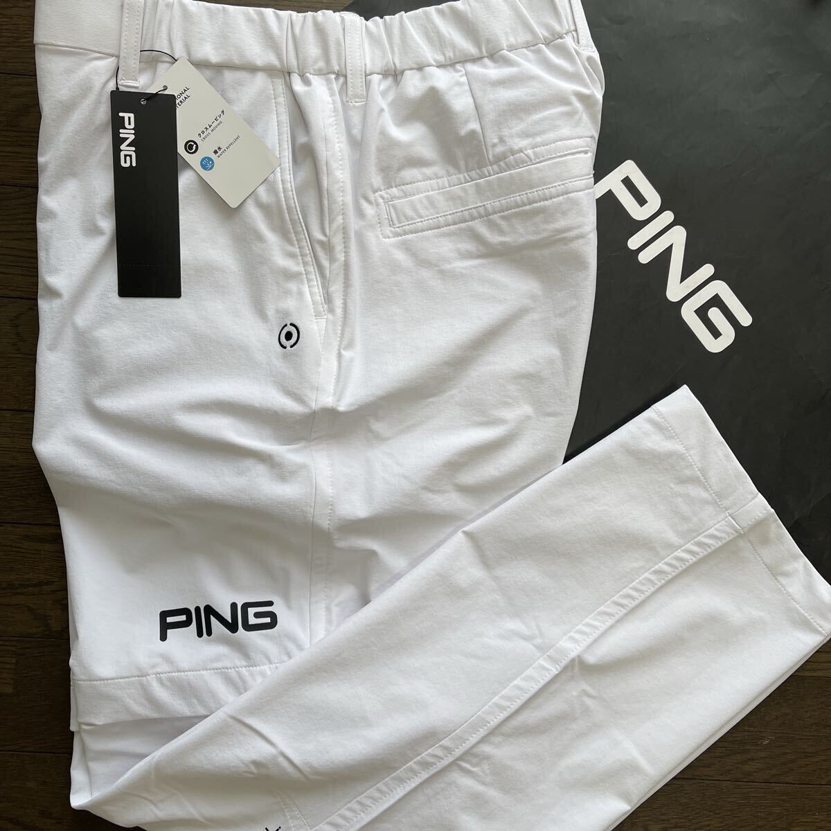 アンパスィ】ベンチレーション レイン パンツ ゴルフ ロング 軽量 L 紺