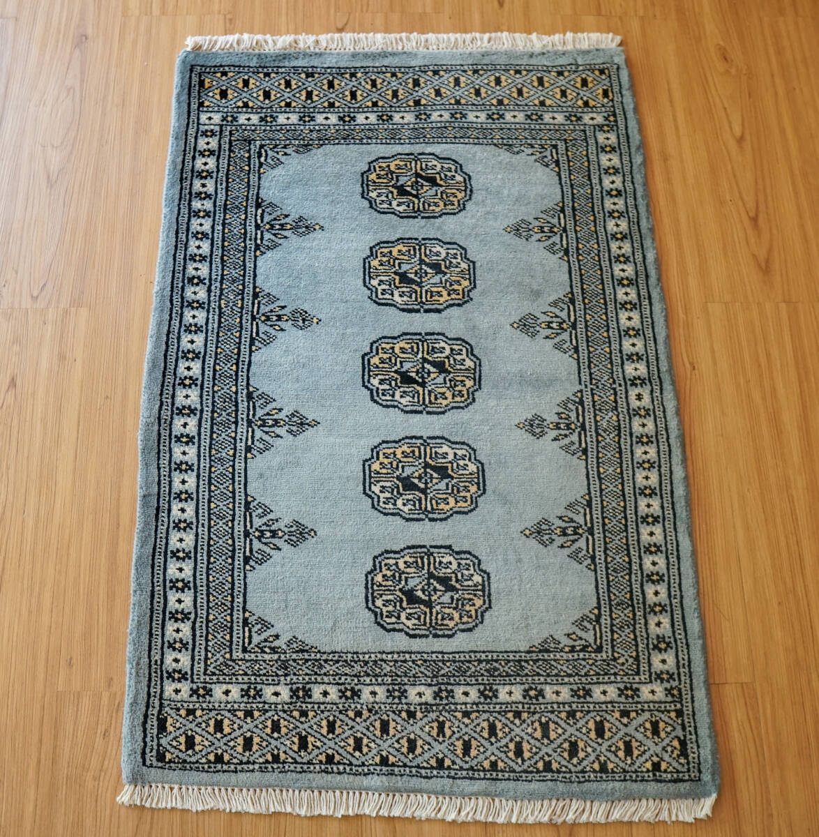 トルクメン ボハララグ 手織り絨毯 93×62cm パキスタン｜Yahoo!フリマ