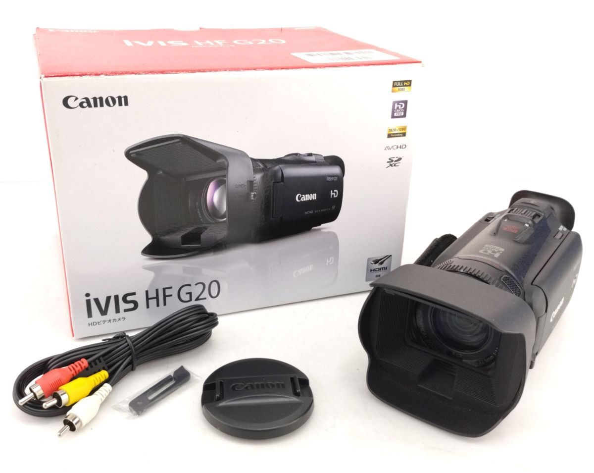 Yahoo!オークション -「canon キヤノン ivis hf g20」の落札相場・落札価格