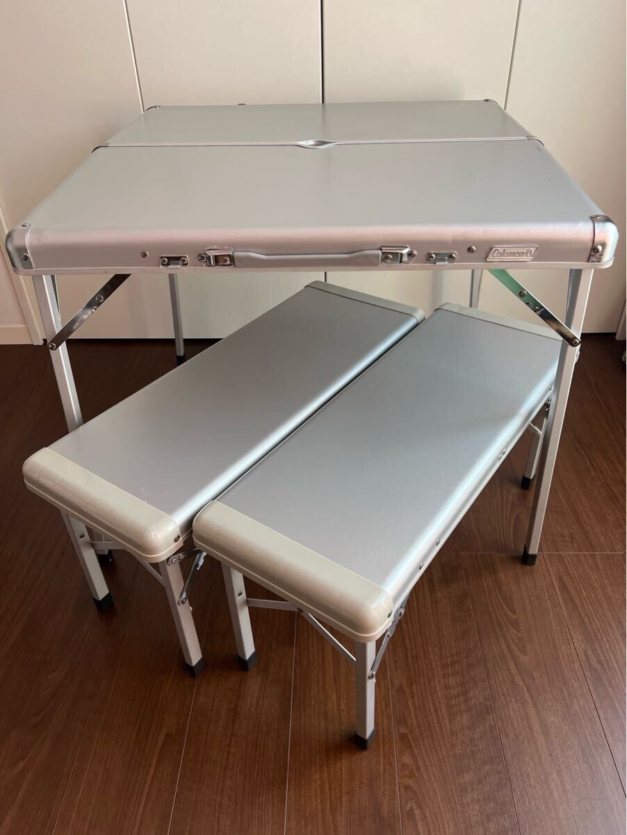 Yahoo!オークション -「coleman コールマン ファミリー ベンチ セット