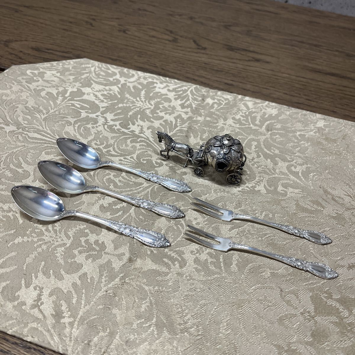 Yahoo!オークション -「馬車」(銀製) (金属工芸)の落札相場・落札価格