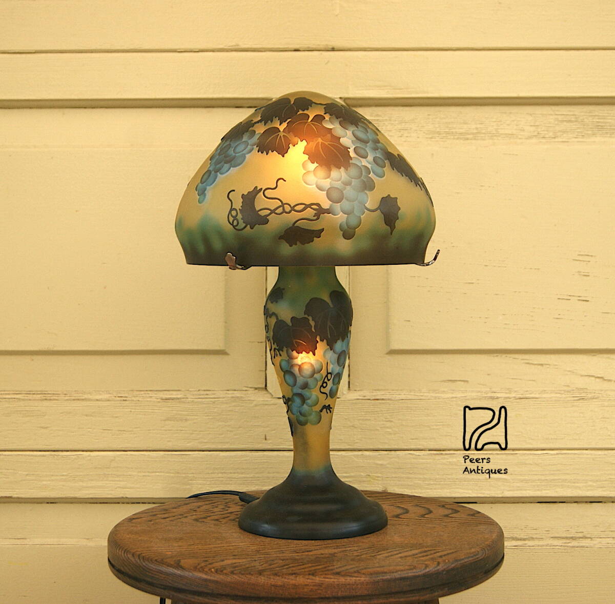 Yahoo!オークション -「ガレ ランプ 葡萄」の落札相場・落札価格