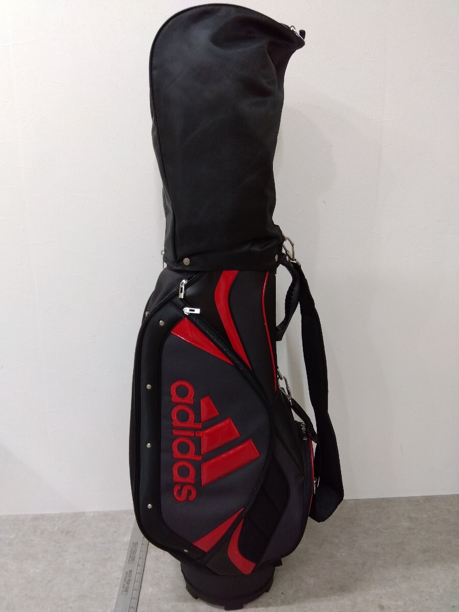 Yahoo!オークション -「アディダス 赤 黒」(キャディバッグ) (用具)の