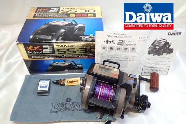 ダイワ タナセンサー 2スピード SS-30 船用 ベイトリール 超希少 美品