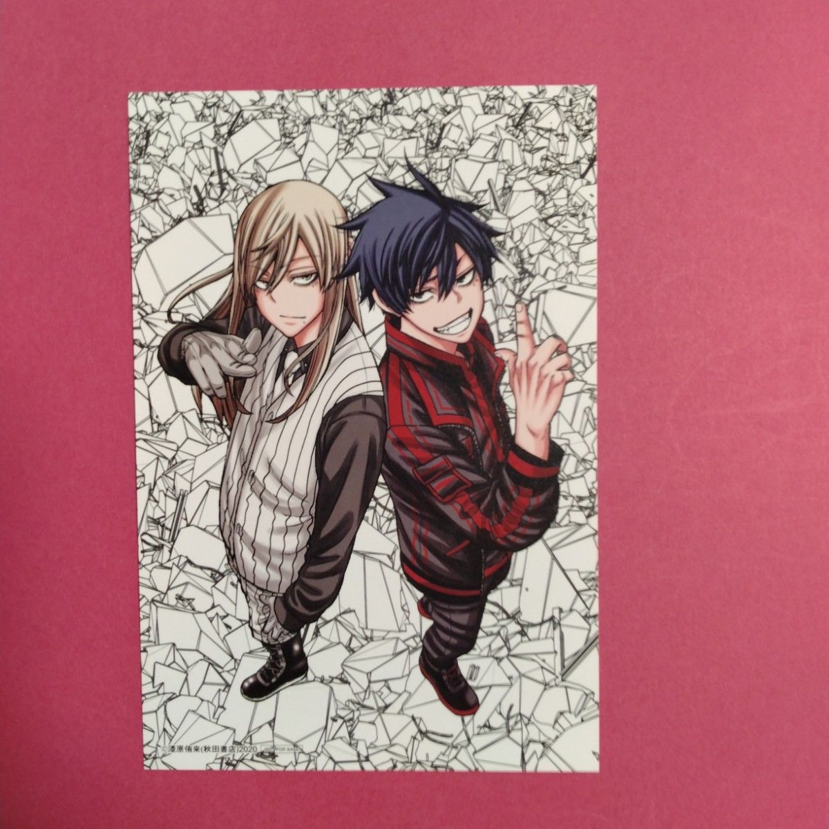 桃源暗鬼 27巻 特典 イラストペーパー 一ノ瀬四季 桃寺神門｜Yahoo