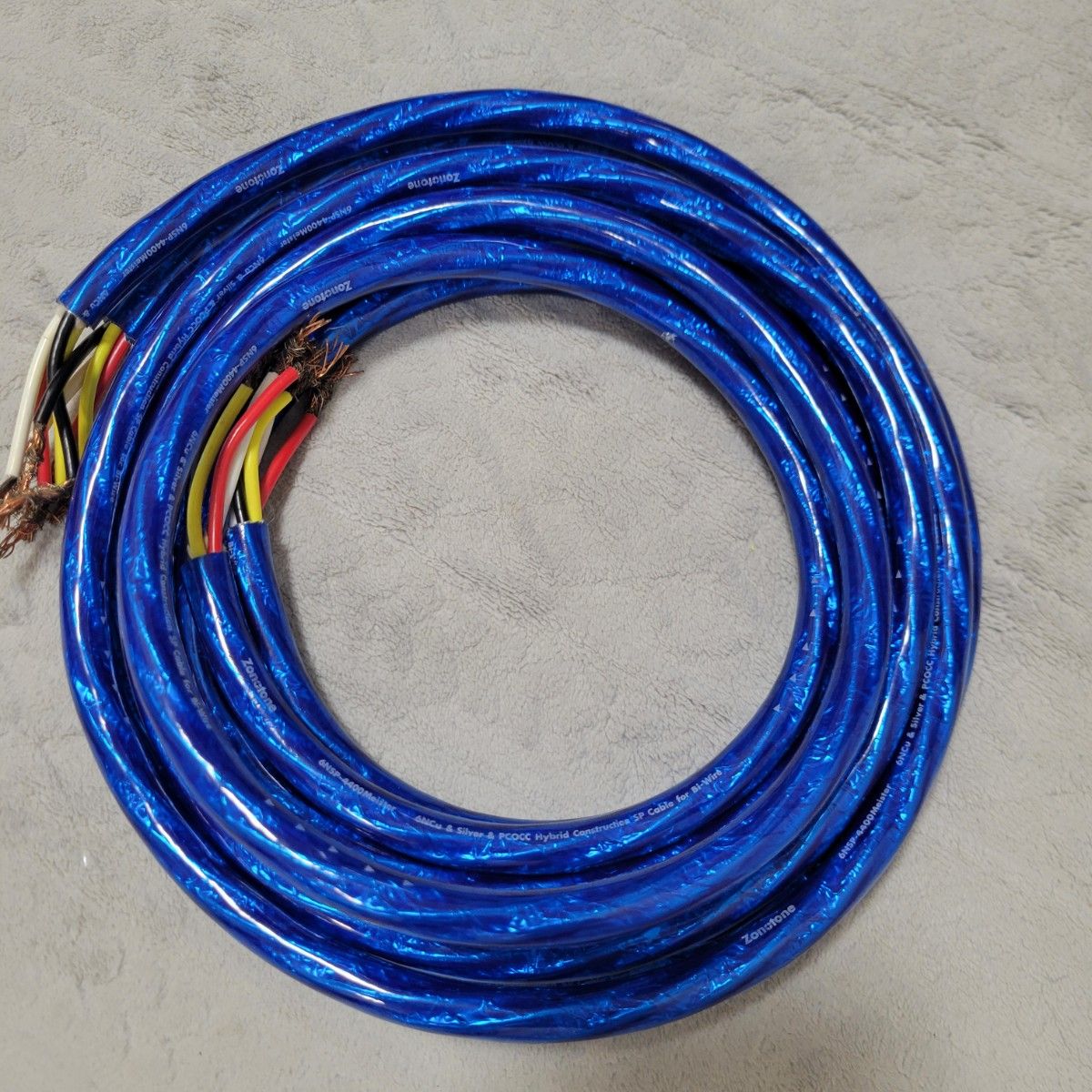 ZONOTONE ゾノトーン 6NSP-2200 Meister スピーカーケーブル 5m 2本