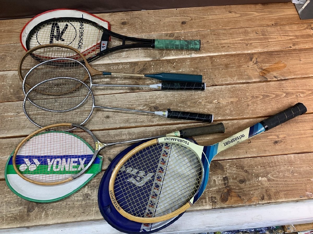 Yahoo!オークション -「ヨネックス 木製ラケット」(バドミントン