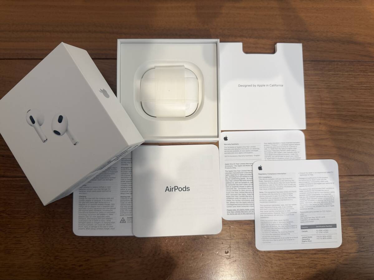 Apple AirPods 第3世代 MME73J/A オークション比較 - 価格.com