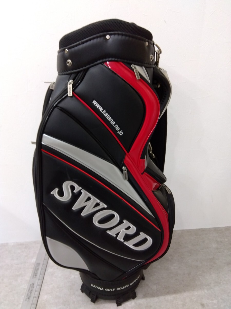 Yahoo!オークション -「カタナゴルフ sword」(キャディバッグ) (用具