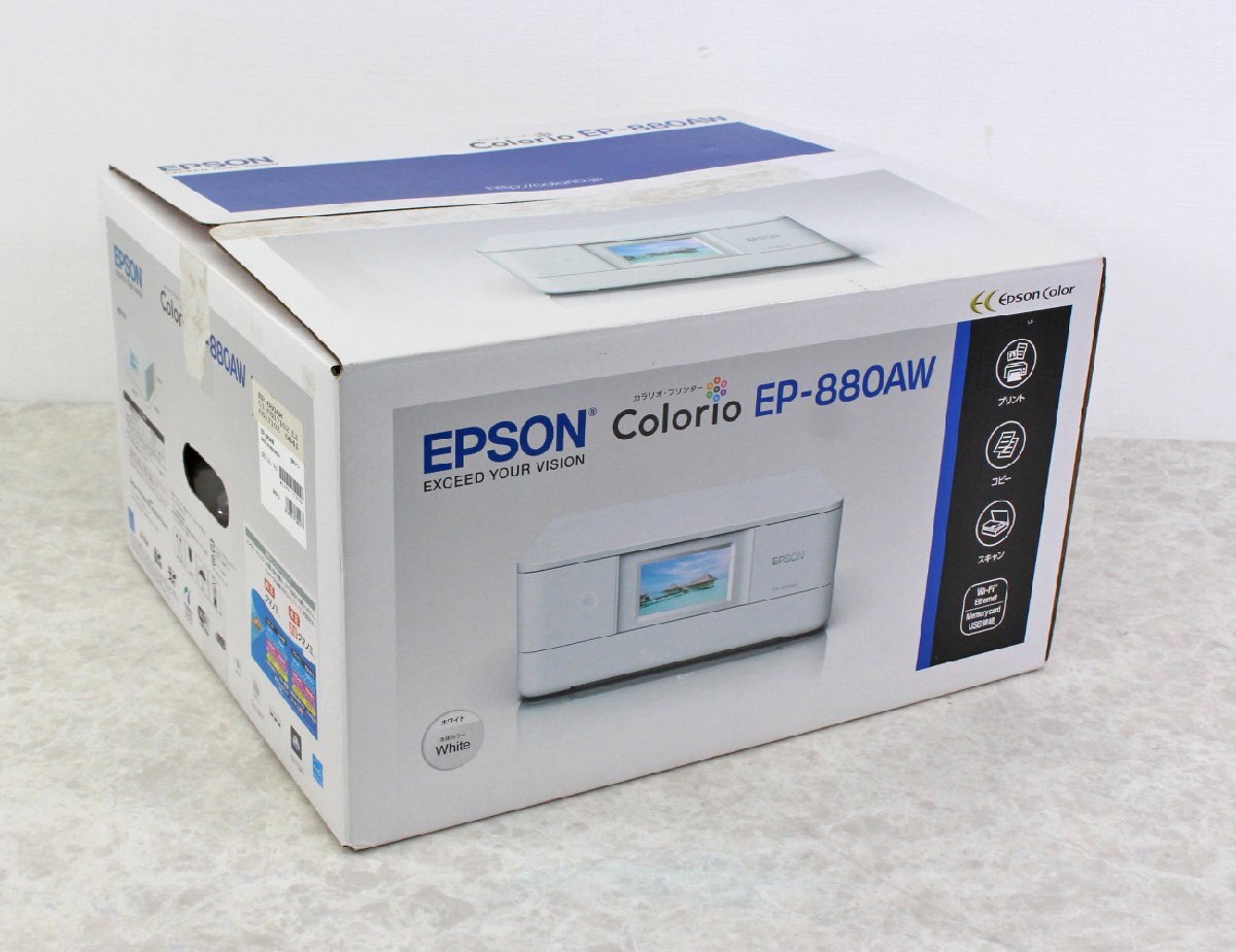 Yahoo!オークション -「エプソン カラリオ ep-880aw ホワイト」の落札