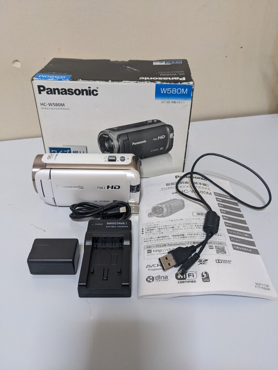 Yahoo!オークション -「パナソニック ビデオカメラ hc-w580m」の落札