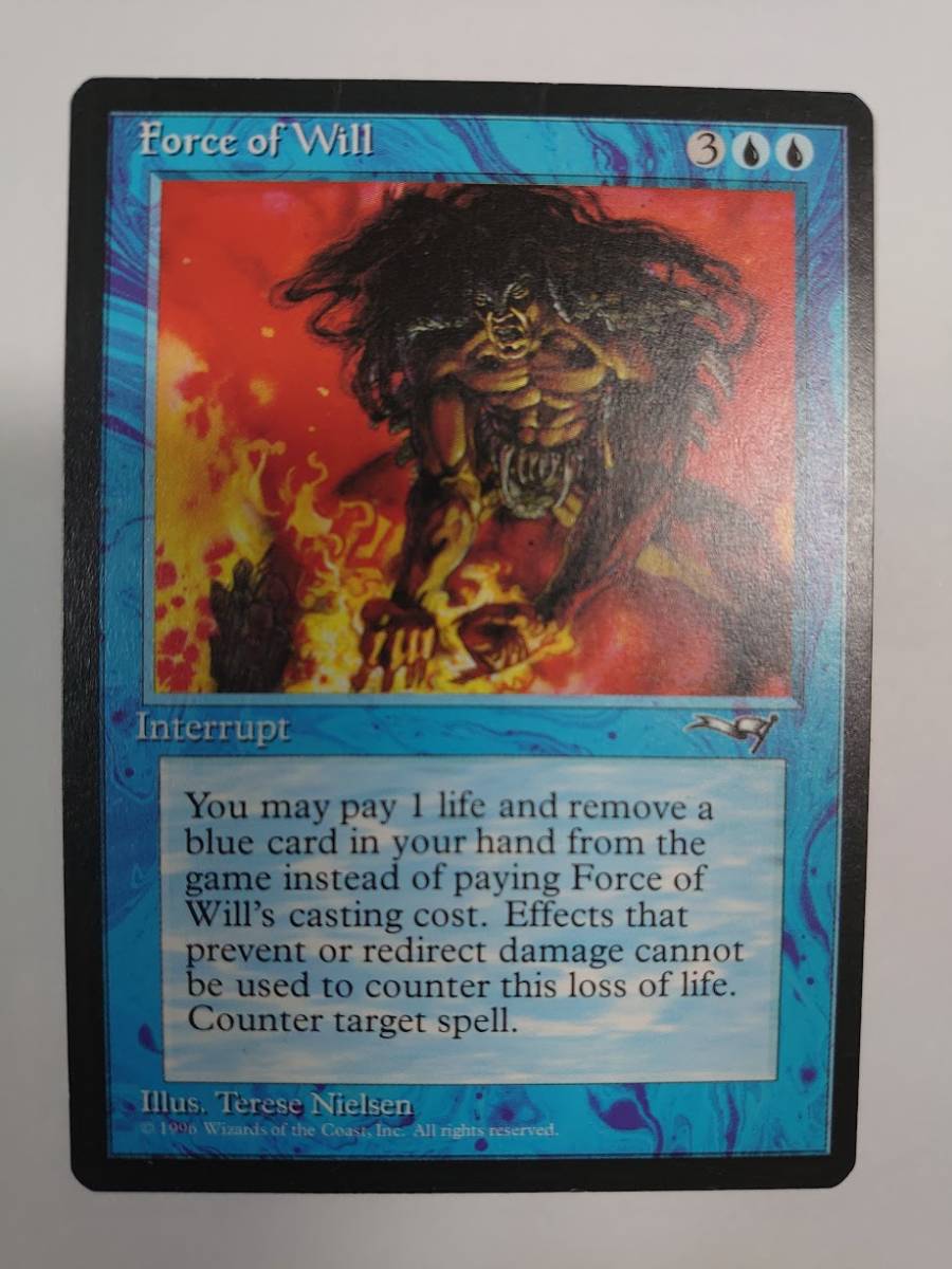 Yahoo!オークション -「mtg force of will」の落札相場・落札価格