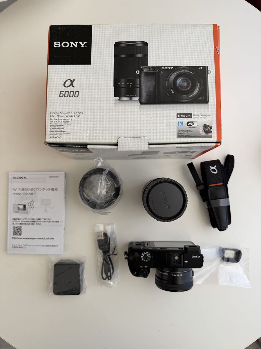 SONY α6000 ILCE-6000Y ダブルズームレンズキット [ブラック