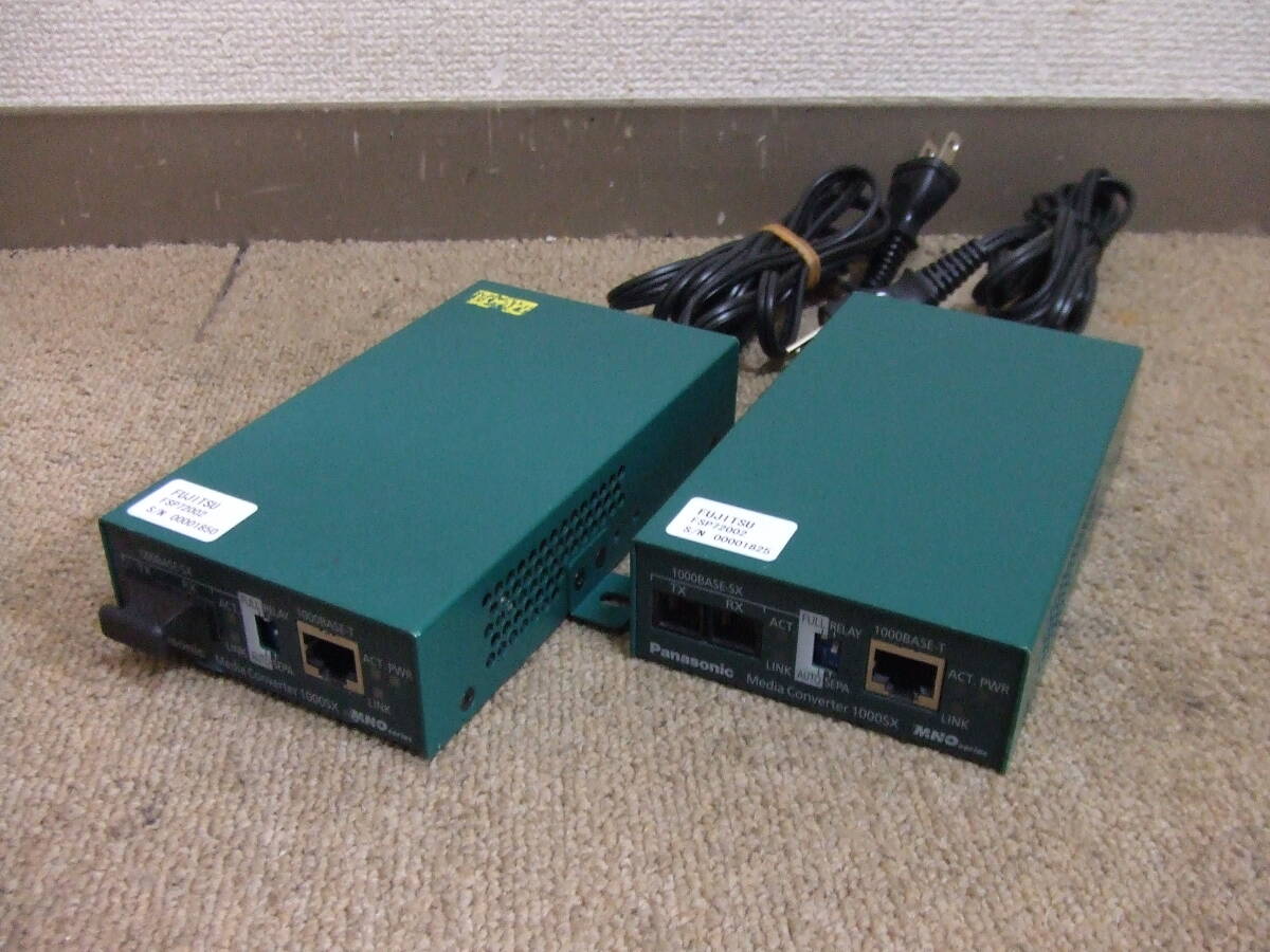 Panasonic MC1000SX 光メディアコンバータ 2台セット Panasonic