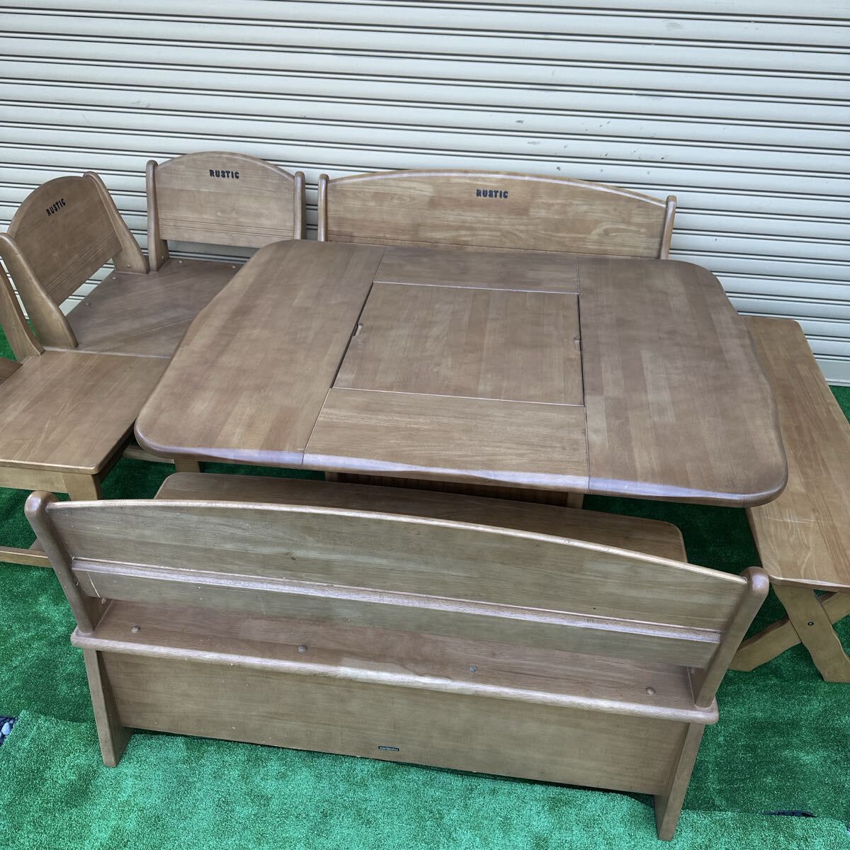 2026年最新】Yahoo!オークション -rustic ダイニングテーブルの中古品