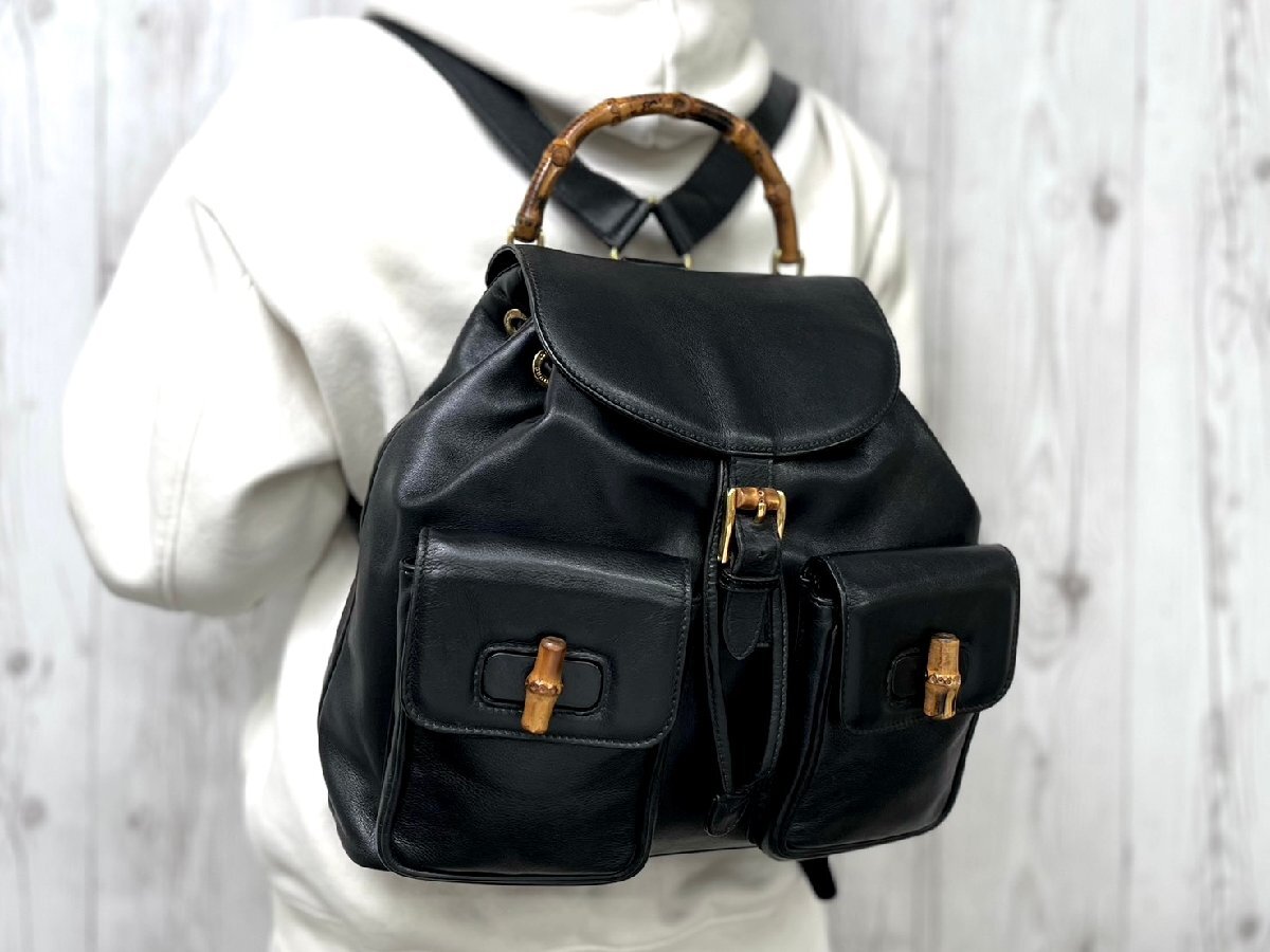 Yahoo!オークション -「オールドグッチ」(バンブーライン) (かばん