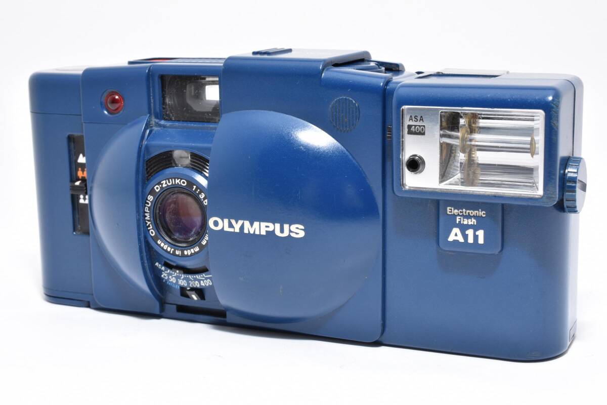 Yahoo!オークション -「オリンパスブルー」(フィルムカメラ) (カメラ