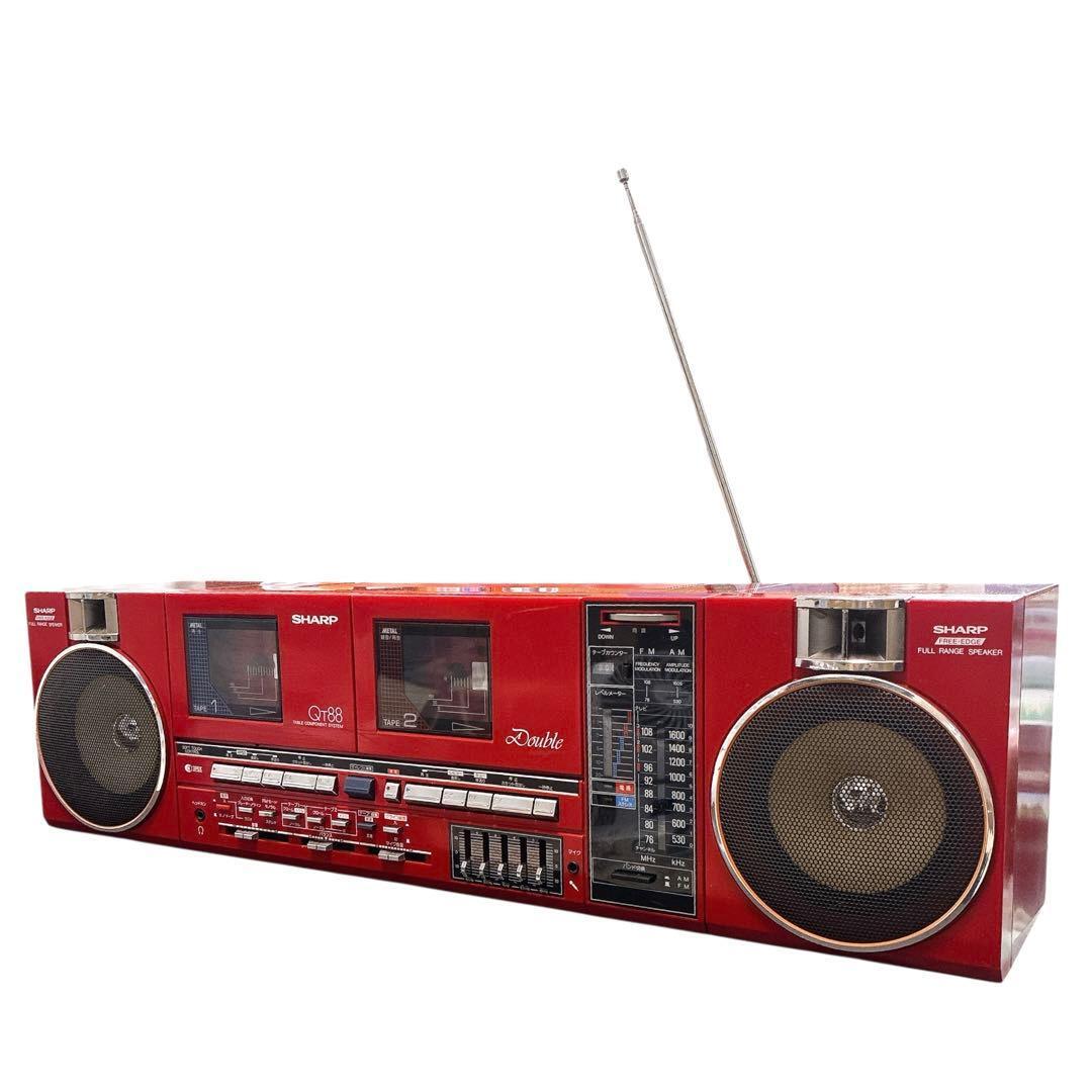 Yahoo!オークション -「sharp qt 88」(ラジカセ) (カセットデッキ)の