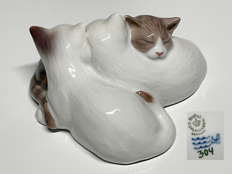 Yahoo!オークション -「ロイヤルコペンハーゲン (猫)」の落札相場