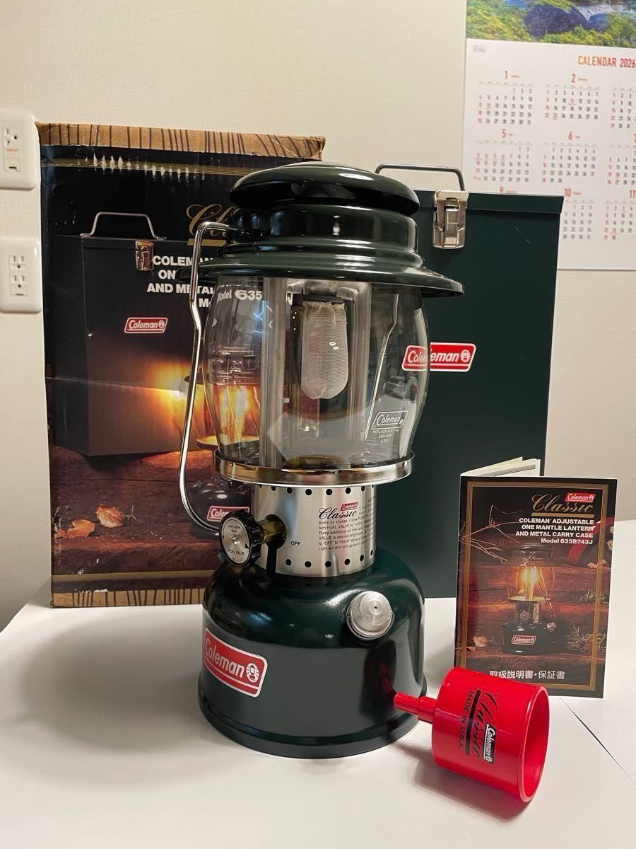 未使用ケースのみ】Coleman シーズンズランタン2008メタルケース