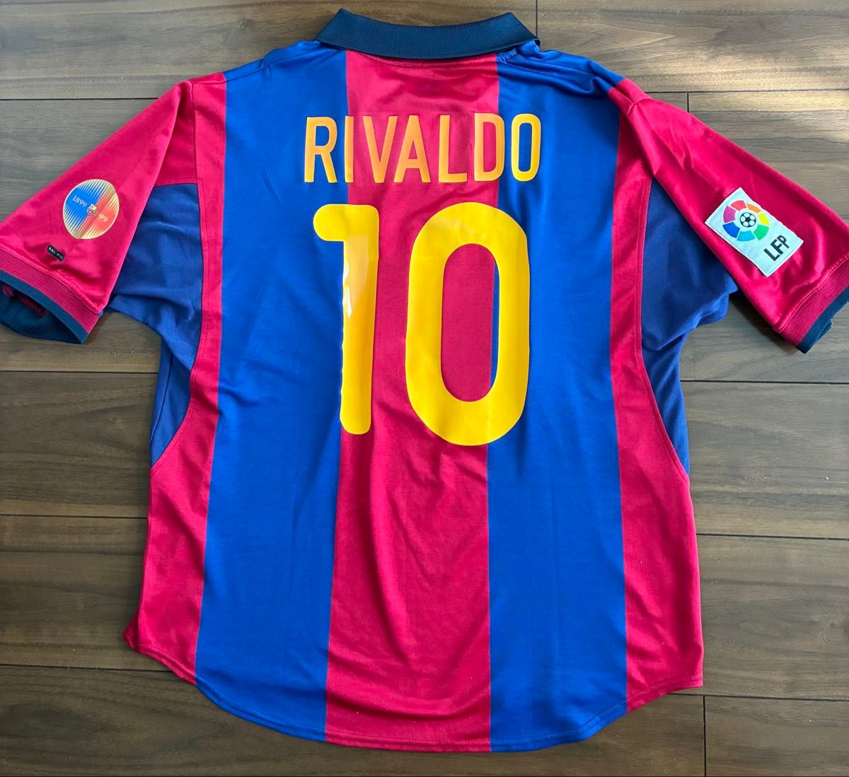 当時物/美品 】00/01 FCバルセロナ ♯10 リバウド【Lサイズ相当