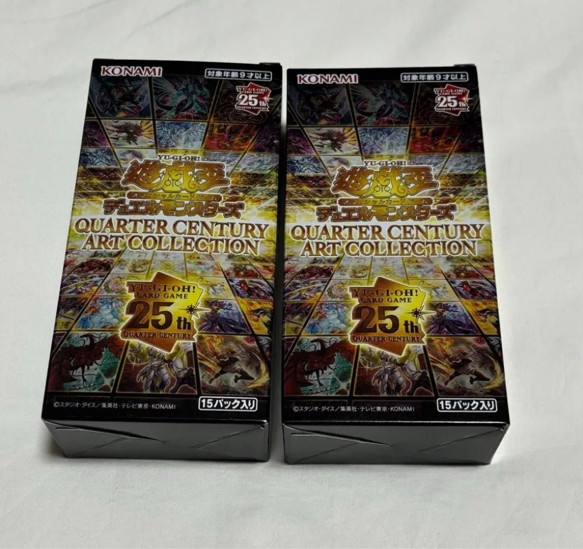 遊戯王 QUARTER CENTURY ART COLLECTION 2BOX シュリンク付 アーコレ