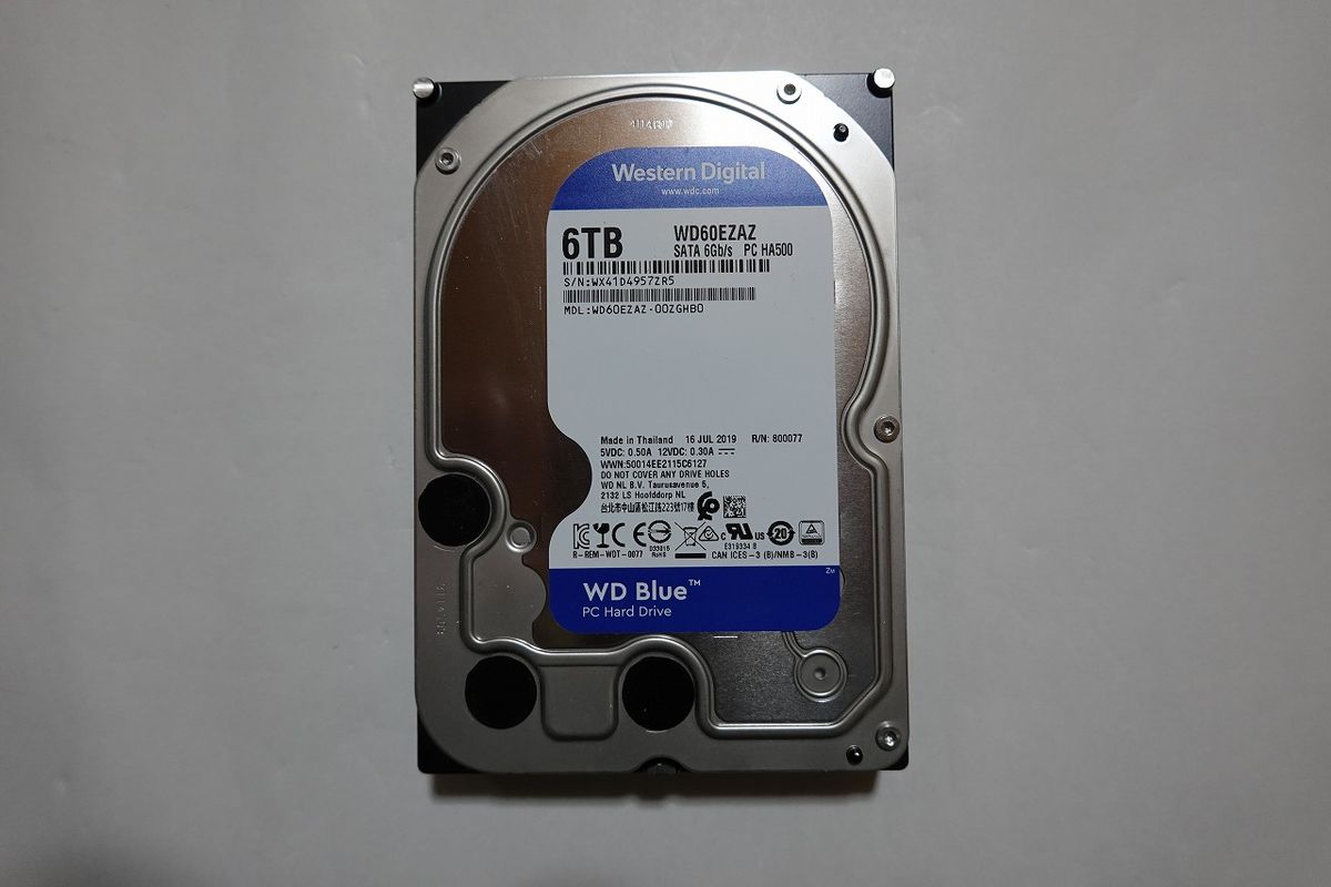 使用時間0時間 Western Digital WD60EZAX 6TB 電源投入回数3回｜Yahoo