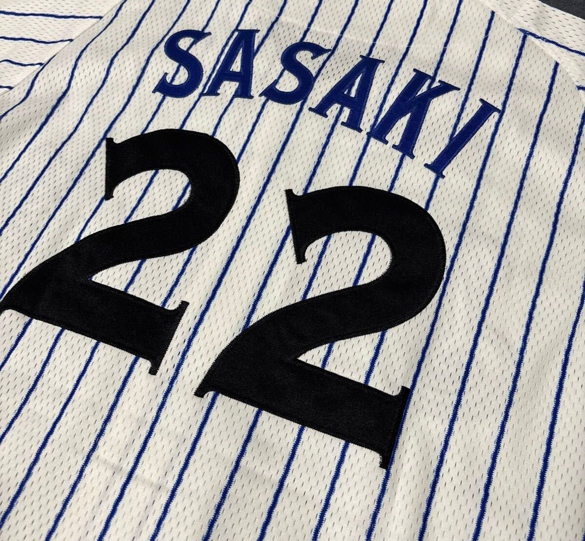 横浜DeNAベイスターズ #22 佐々木主浩投手 復刻ユニフォーム Lサイズ