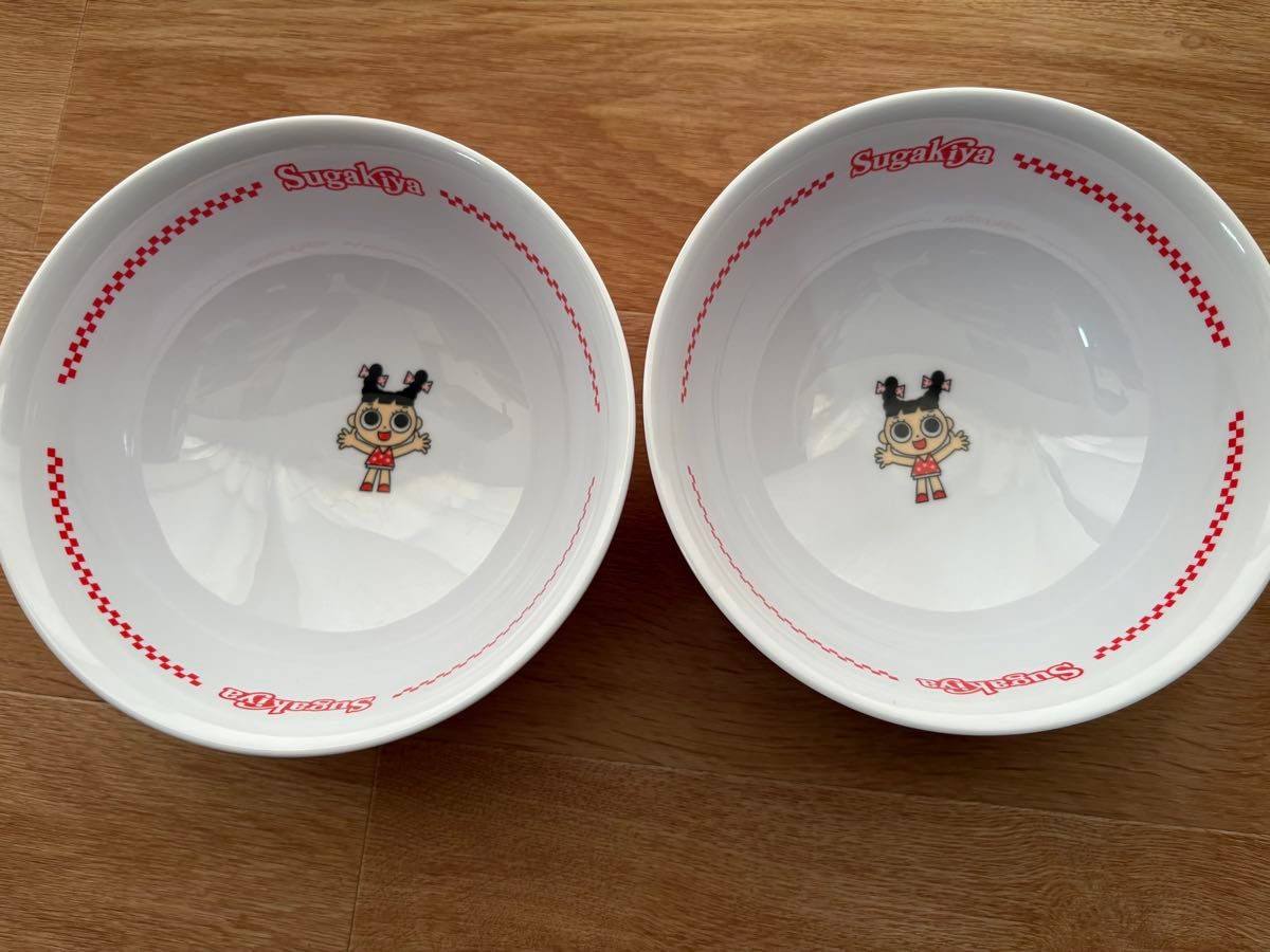 未使用】スガキヤ どんぶり 寿がきや スーちゃん ラーメンどんぶり