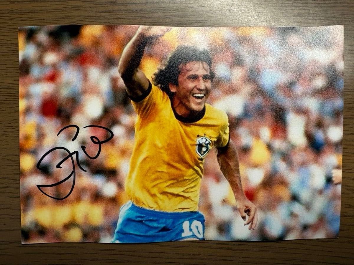 ジーコ 直筆サイン色紙｜Yahoo!フリマ（旧PayPayフリマ）