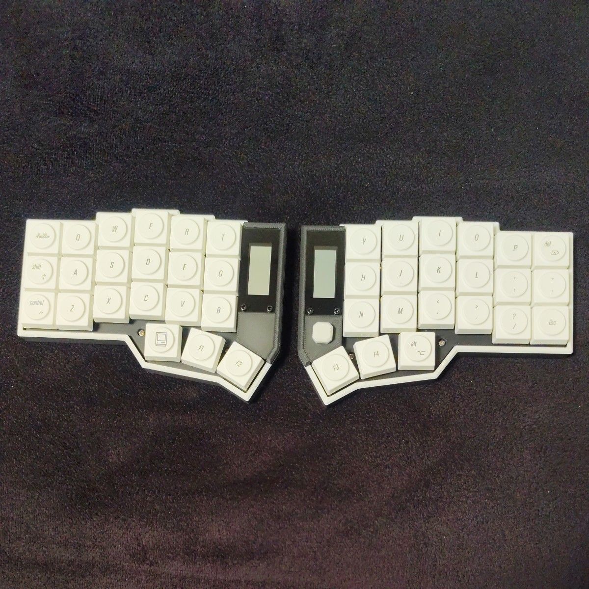 MonoOwl 4x6 ZMK 無線分割ロープロダブルトラボキーボード｜Yahoo