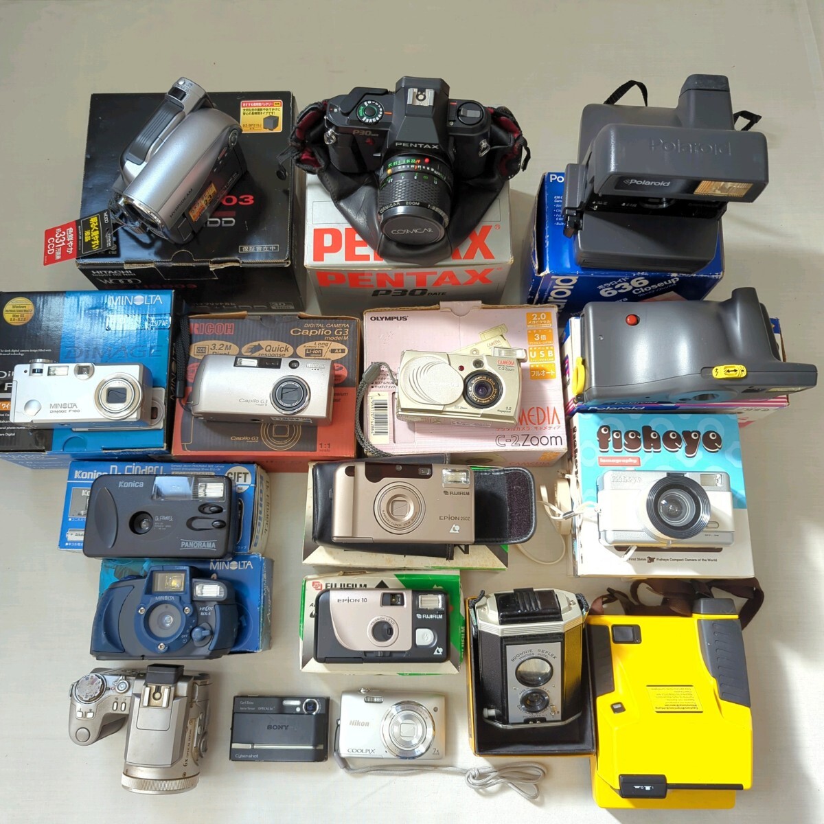 Yahoo!オークション -「大量まとめ売り」(デジタルカメラ) (カメラ