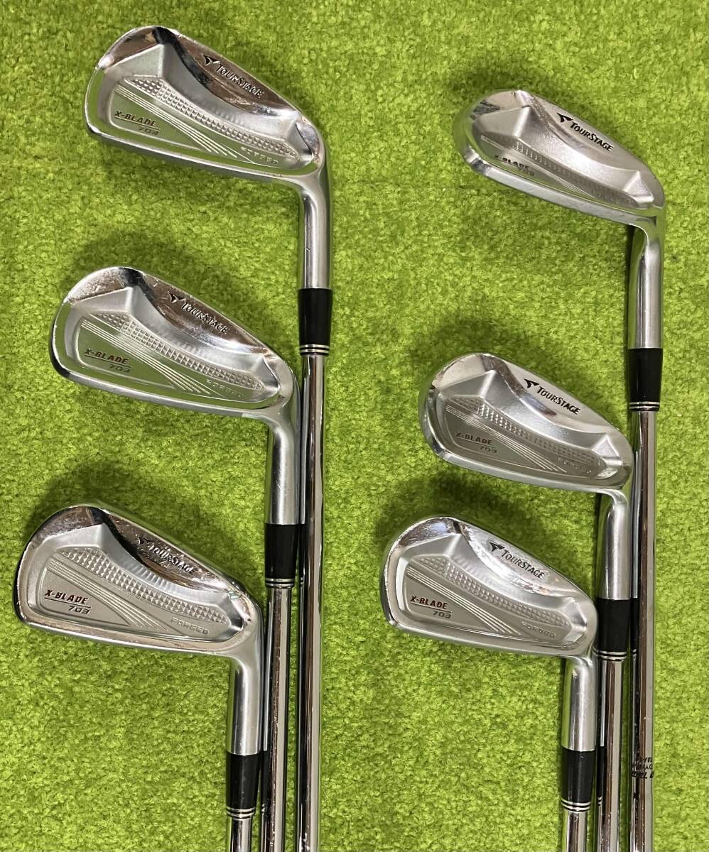 ブリヂストン ツアーステージ X-BLADE 703 アイアン 6本セット [NS PRO