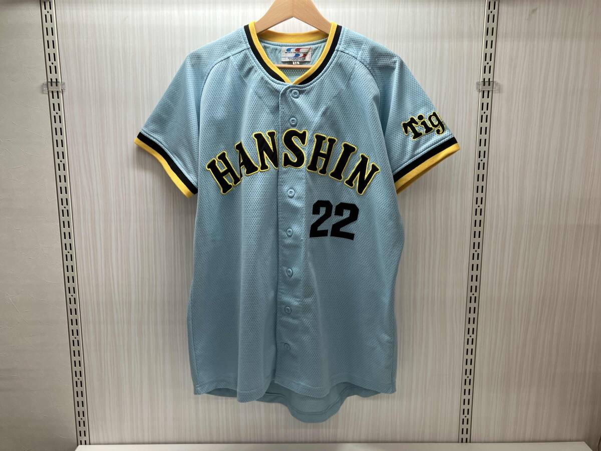 阪神タイガース 星野仙一 ビジター ユニフォーム LL グレー 優勝 プロ