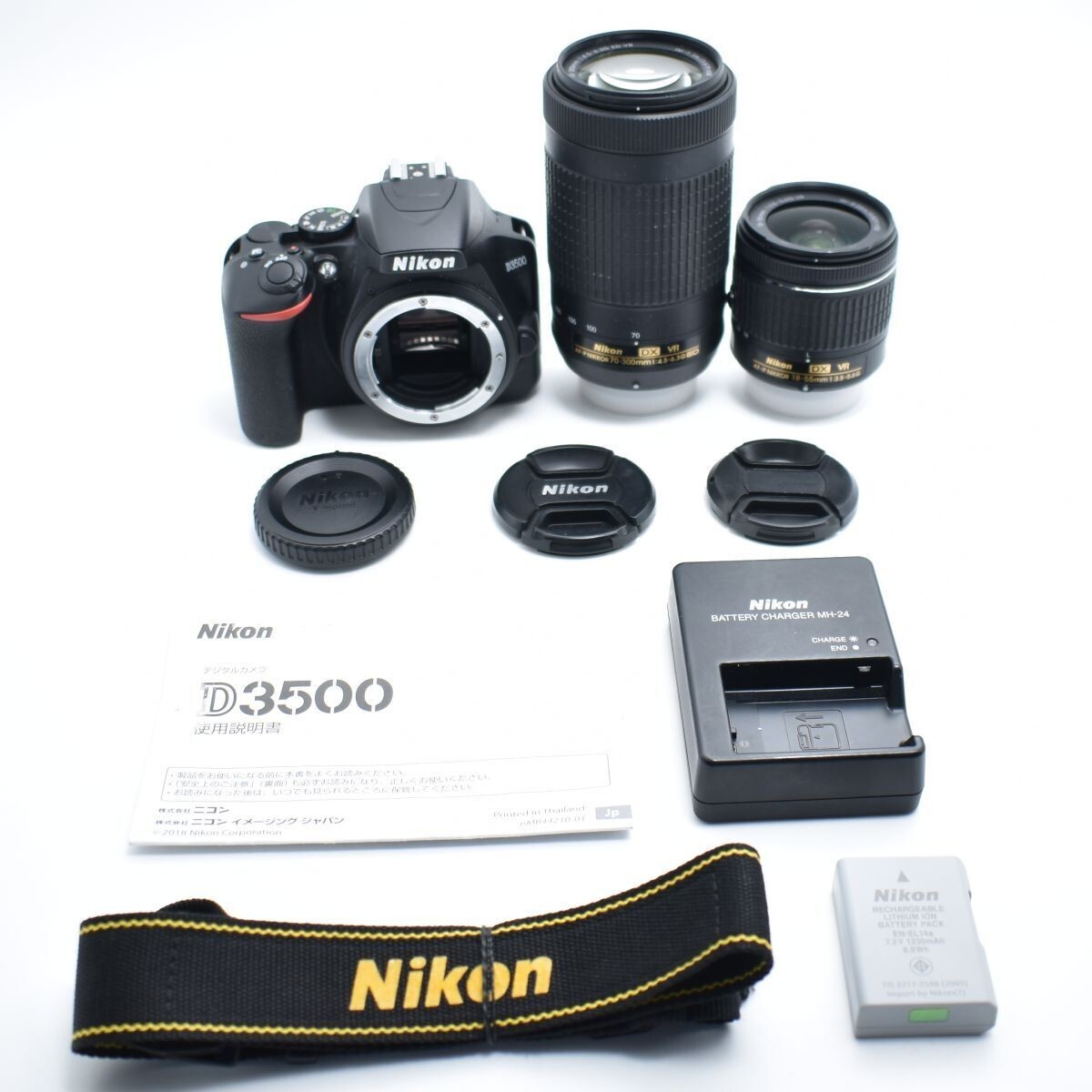 ニコン D3500 ダブルズームキット オークション比較 - 価格.com