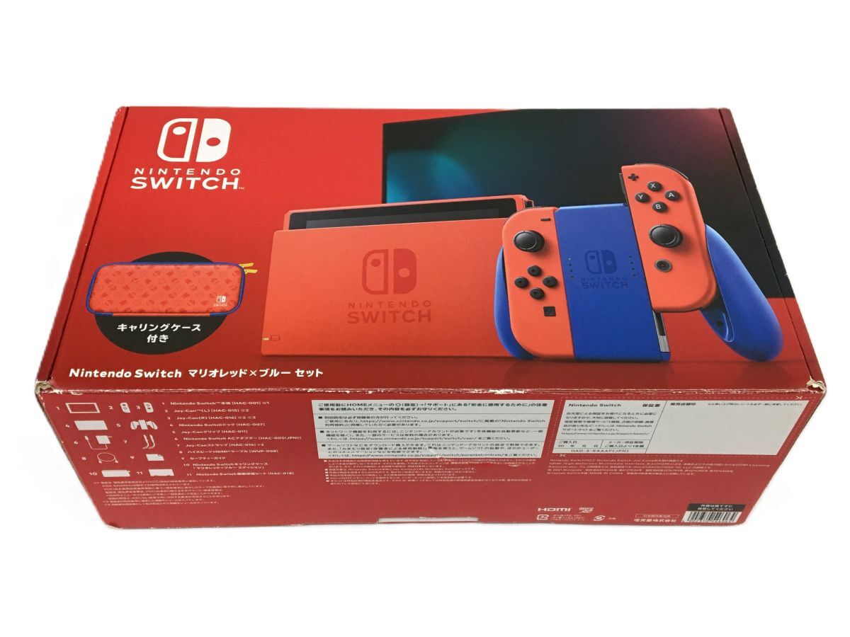 Yahoo!オークション -「nintendo switch マリオレッド×ブルー セット