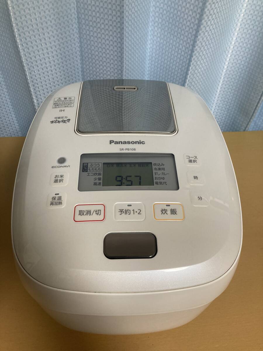 パナソニック おどり炊き SR-PB108 オークション比較 - 価格.com