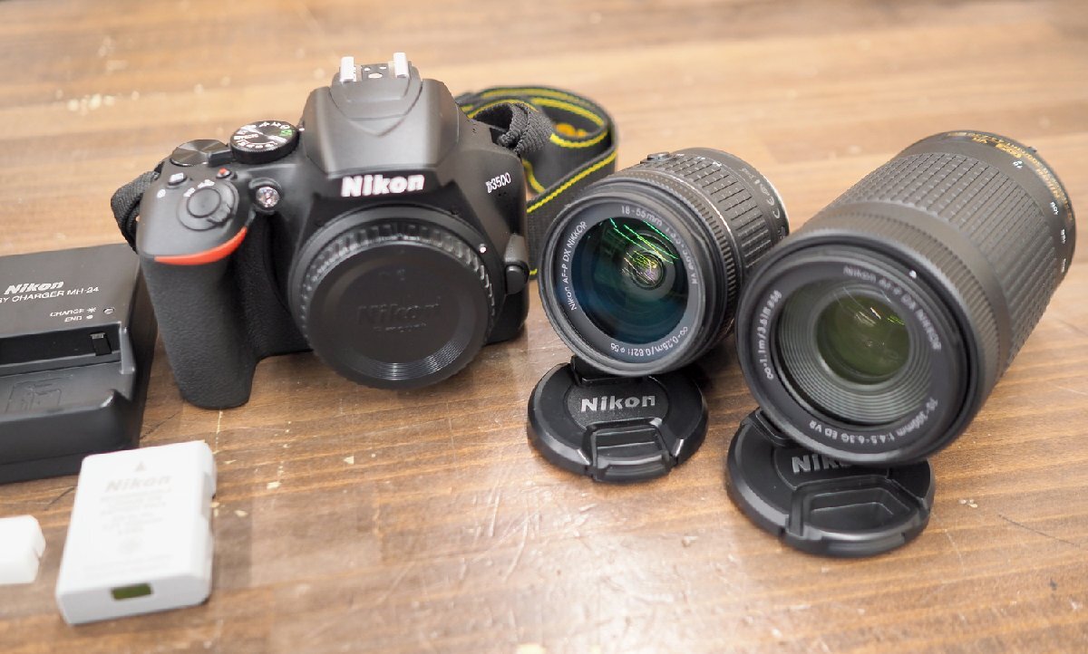 ニコン D3500 ダブルズームキット オークション比較 - 価格.com