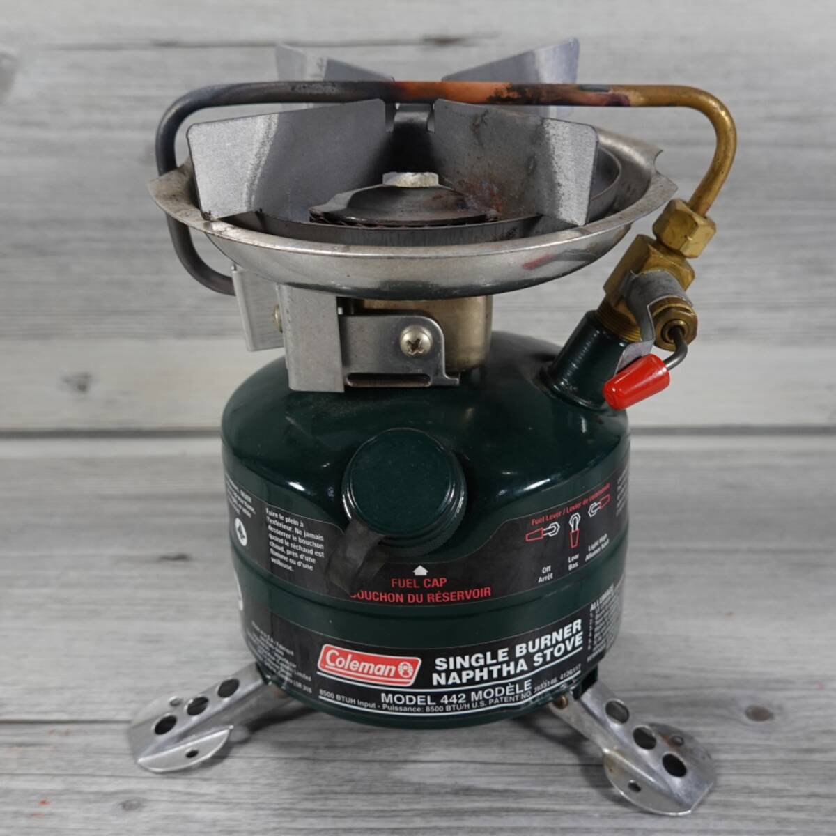 Yahoo!オークション -「コールマン フェザーストーブ 442」の落札相場
