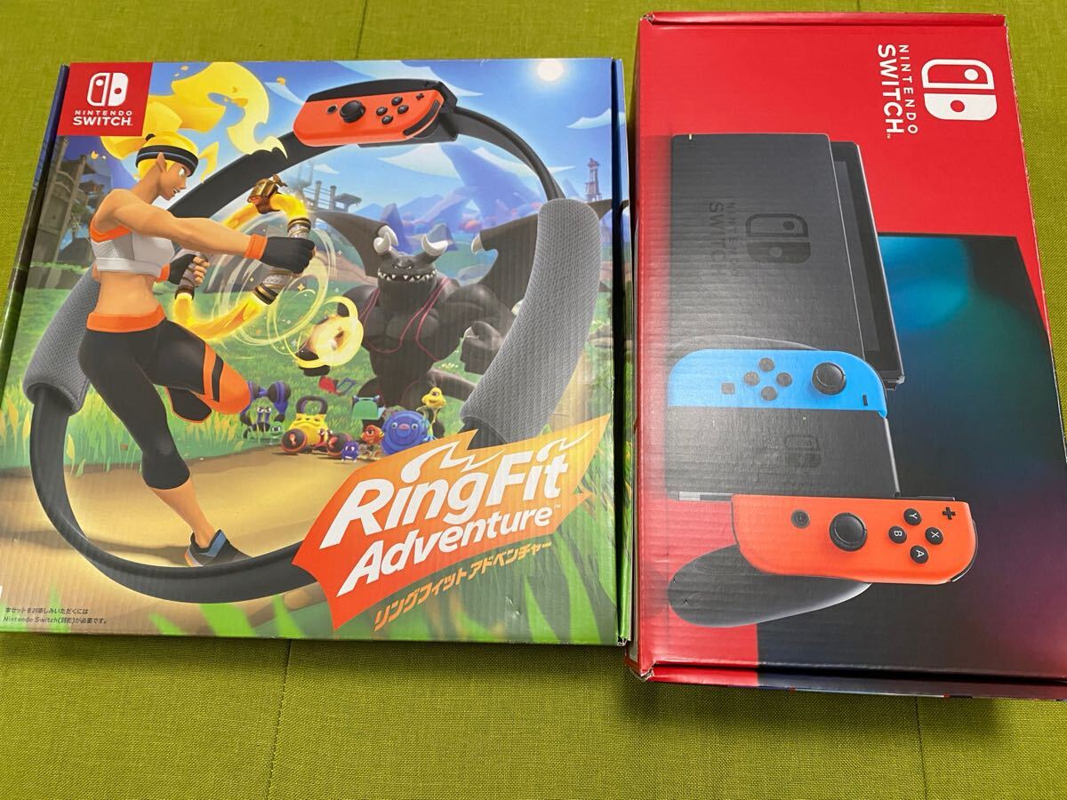 2点セット Switchネオン リングフィットアドベンチャー Amazon.co.jp