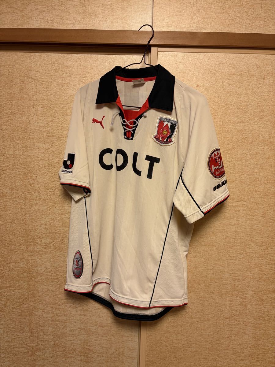 浦和レッズ2001-2002 PUMA レプリカユニフォーム S-M 訳あり】浦和