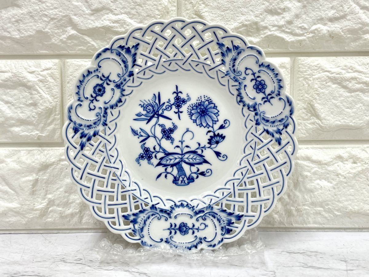 Yahoo!オークション -「マイセン ブルーオニオン プレート」の落札相場