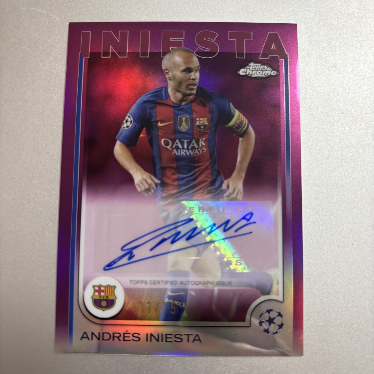 Yahoo!オークション - 「イニエスタ サイン」の落札相場・落札価格