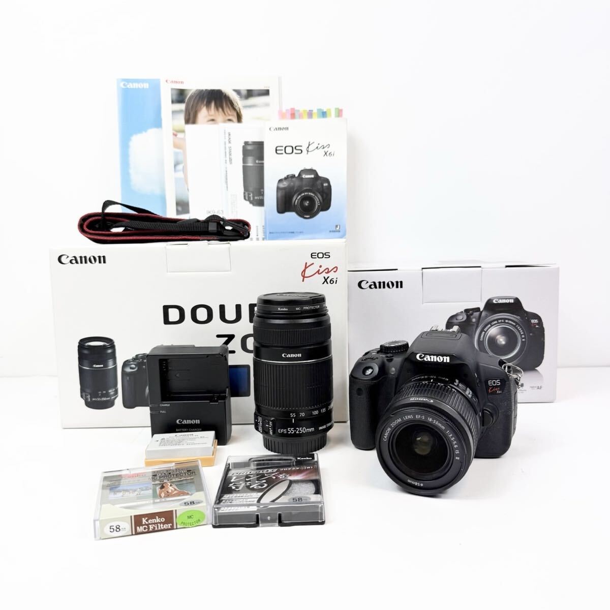CANON EOS Kiss X6i ダブルズームキット オークション比較 - 価格.com