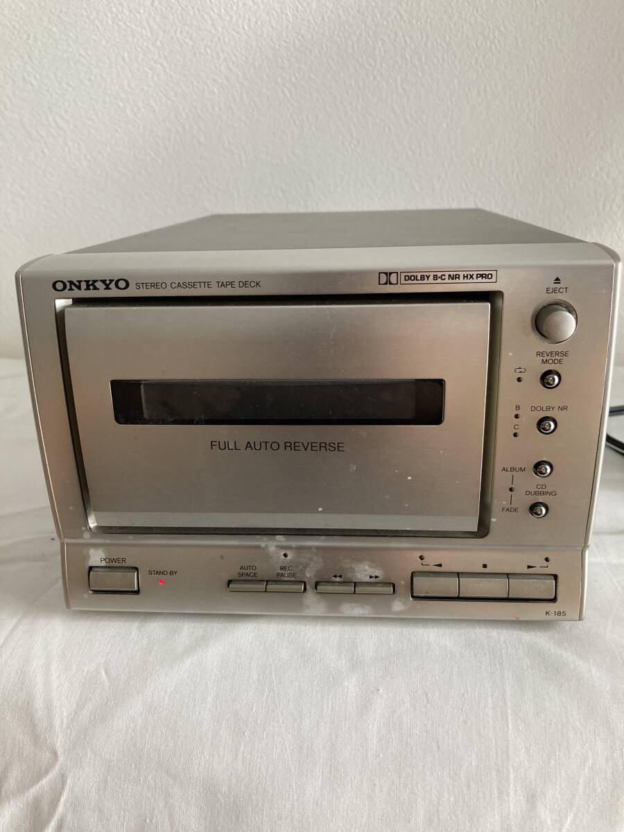 Yahoo!オークション -「onkyo k-185」(カセットデッキ) (オーディオ