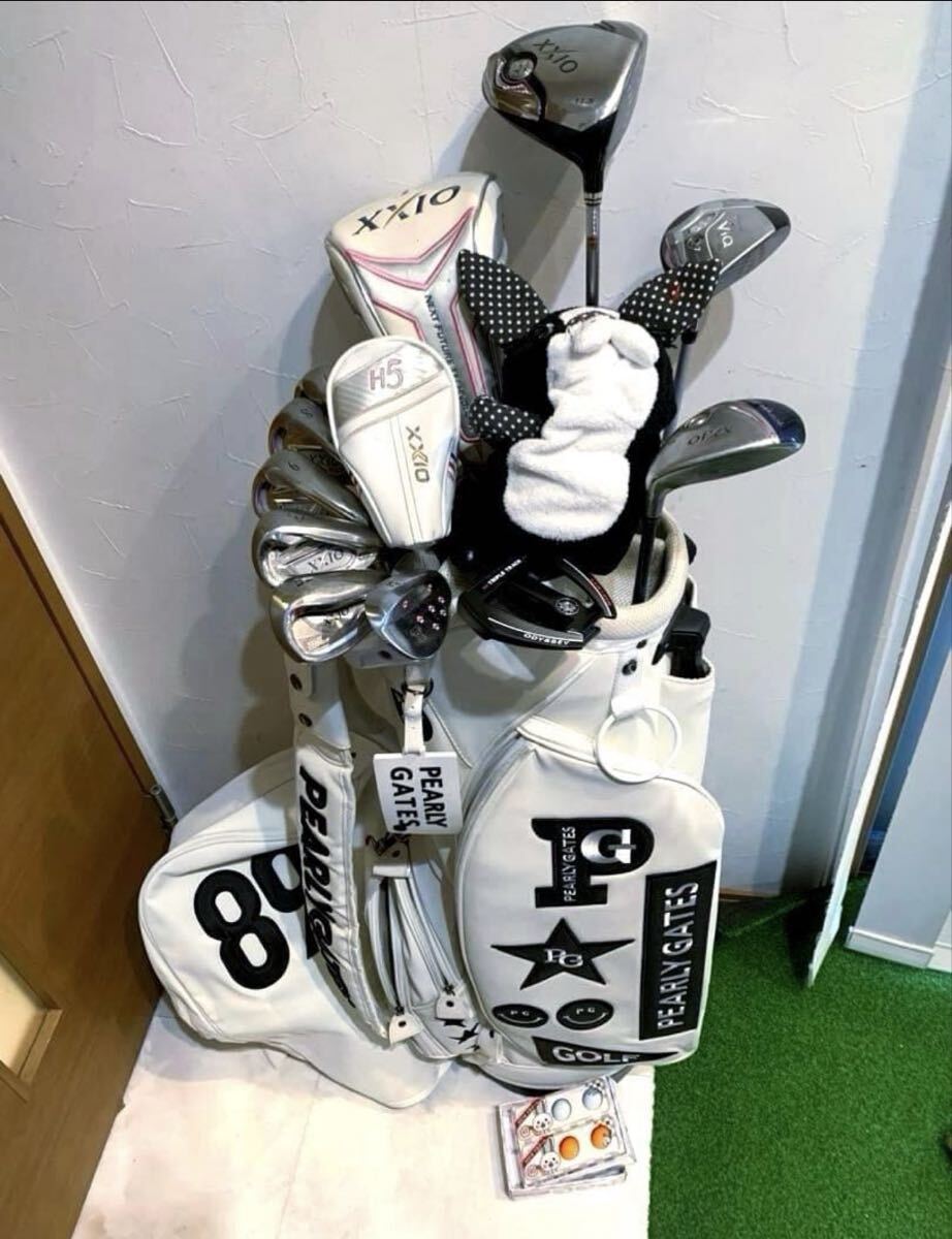 送料無料 豪華 レディースゴルフクラブ セット マリクレール バッグ
