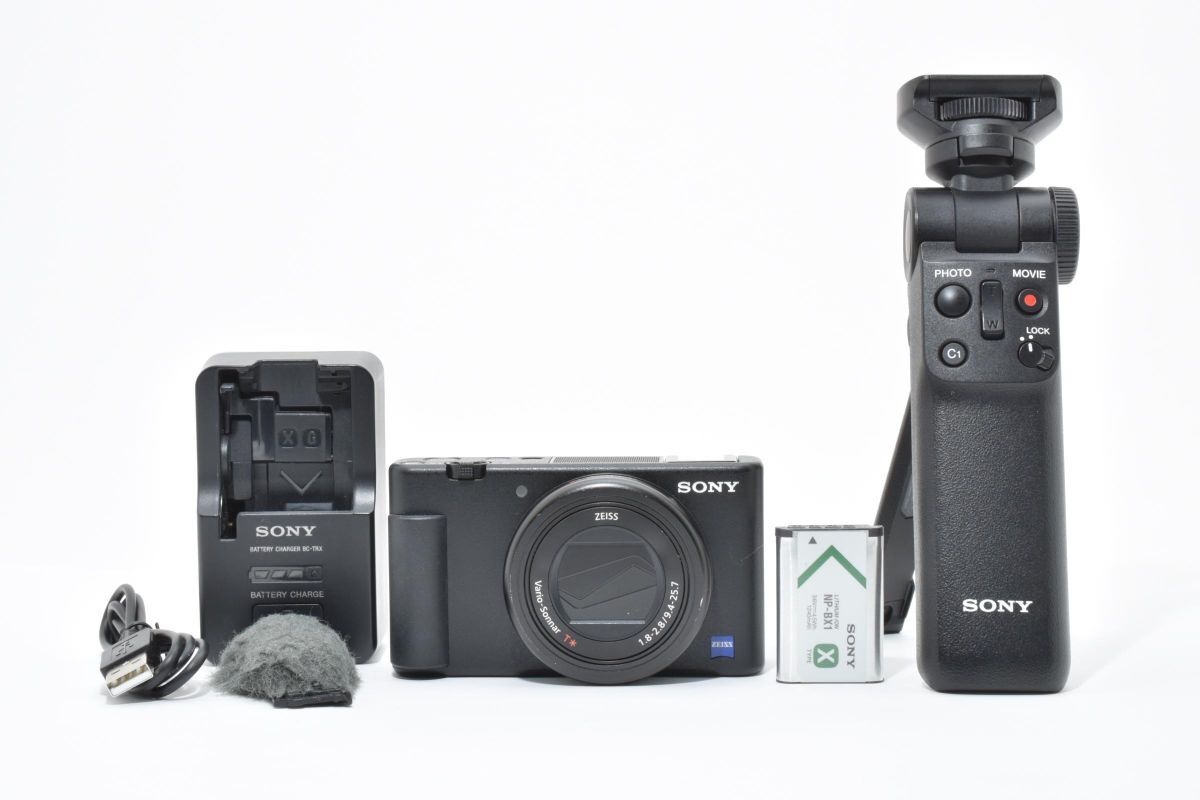 SONY VLOGCAM ZV-1G シューティンググリップキット オークション比較