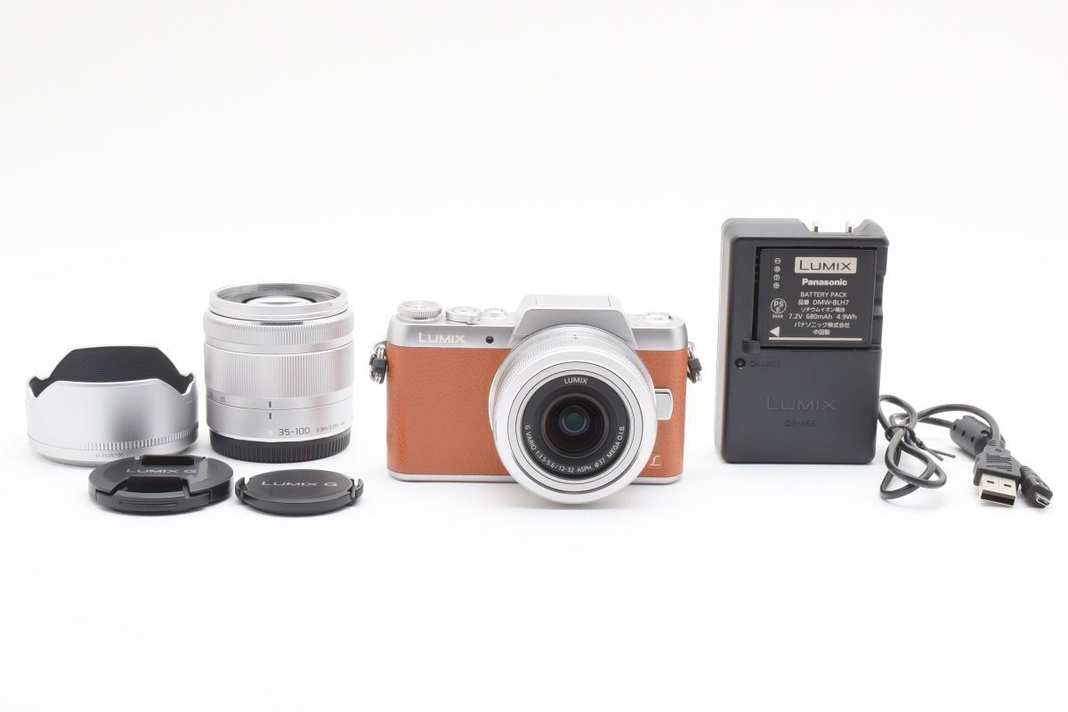 パナソニック LUMIX DMC-GF7W ダブルズームレンズキット オークション