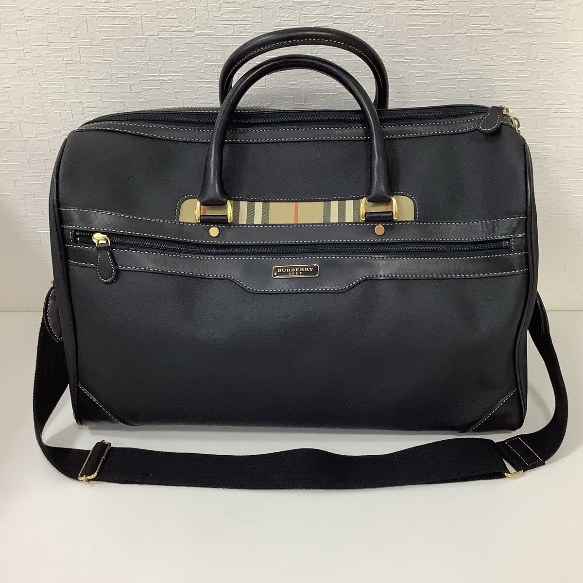 Yahoo!オークション -「バーバリーゴルフ ボストンバッグ」の落札相場